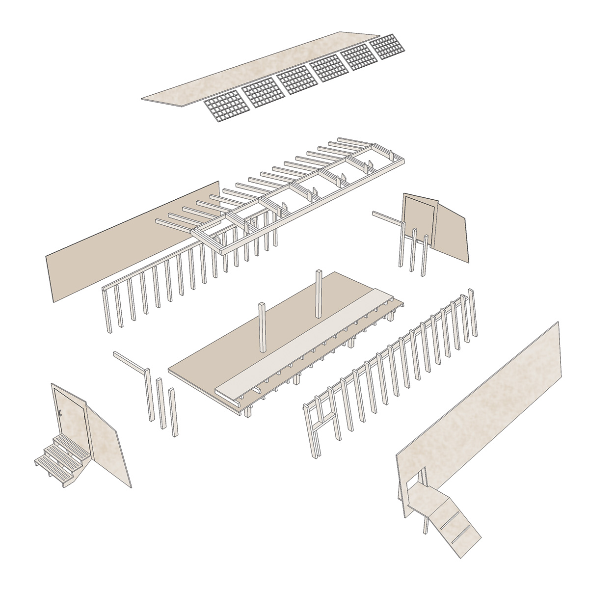 Duck blind plan. Illustration by Kyle Miills